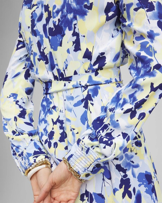 Floral Midi Shirtdress - image 4